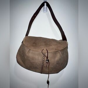 Lucky Brand Brown Leather Shoulder Bag